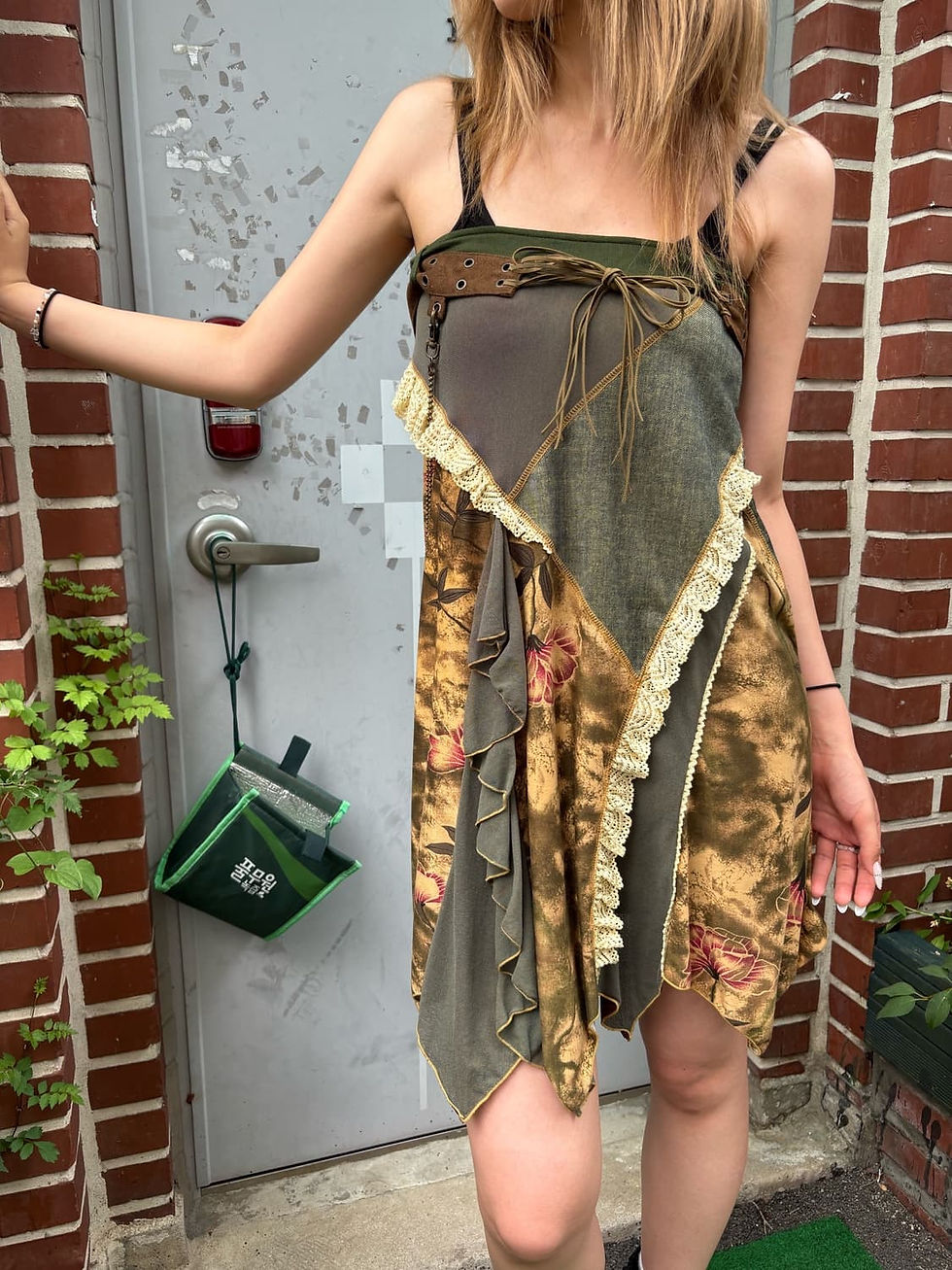 Thumbnail: Ozz on two way grunge one piece & skirt