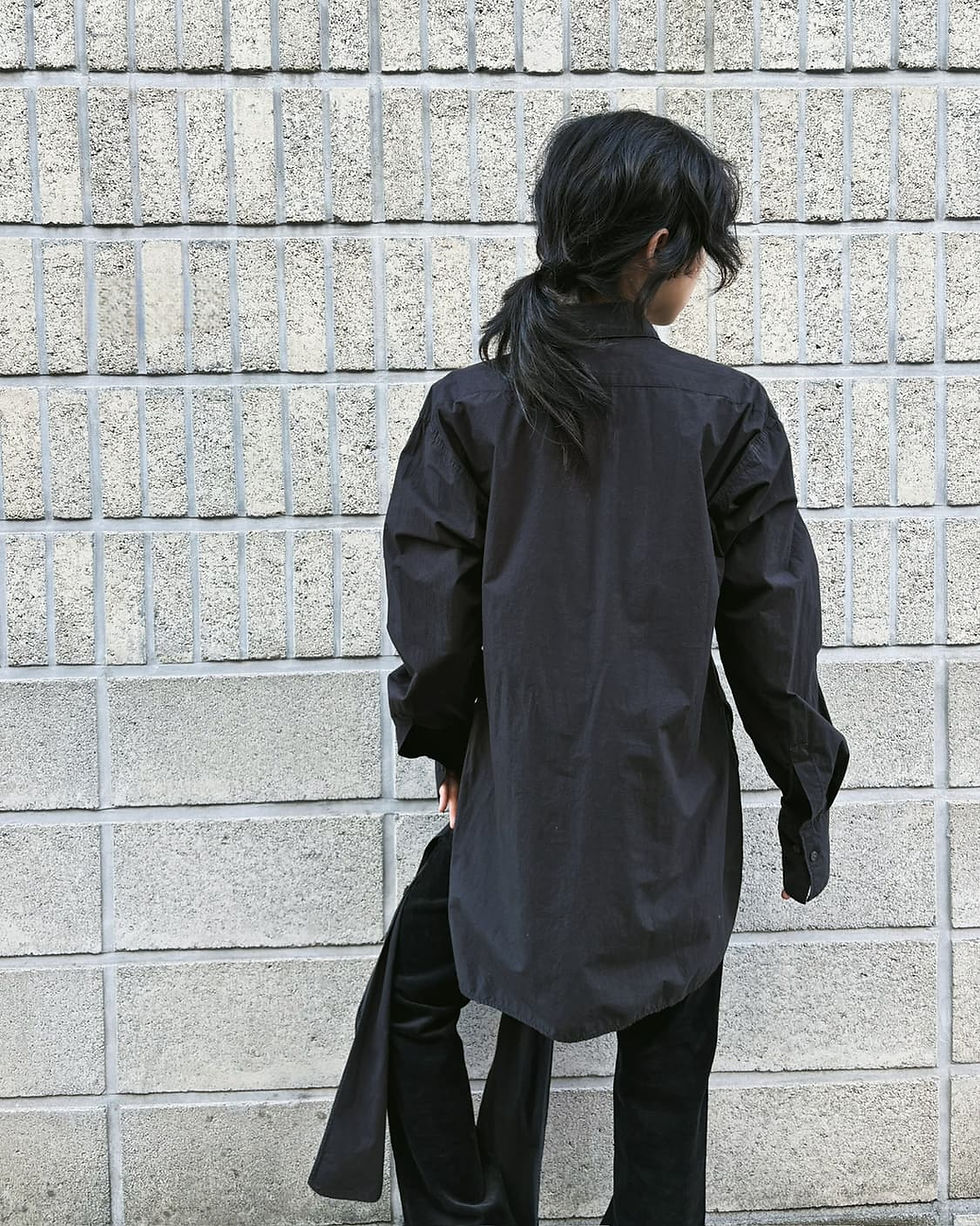 섬네일: Yohji Yamamoto from TAKESHI KOSAKA Y’s pink label unbalance shirt