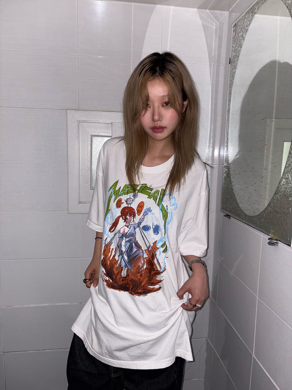 섬네일: Jun inagawa magical anime T shirt