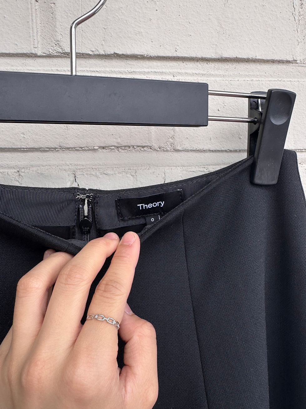 Thumbnail: Theory flare wide long skirt