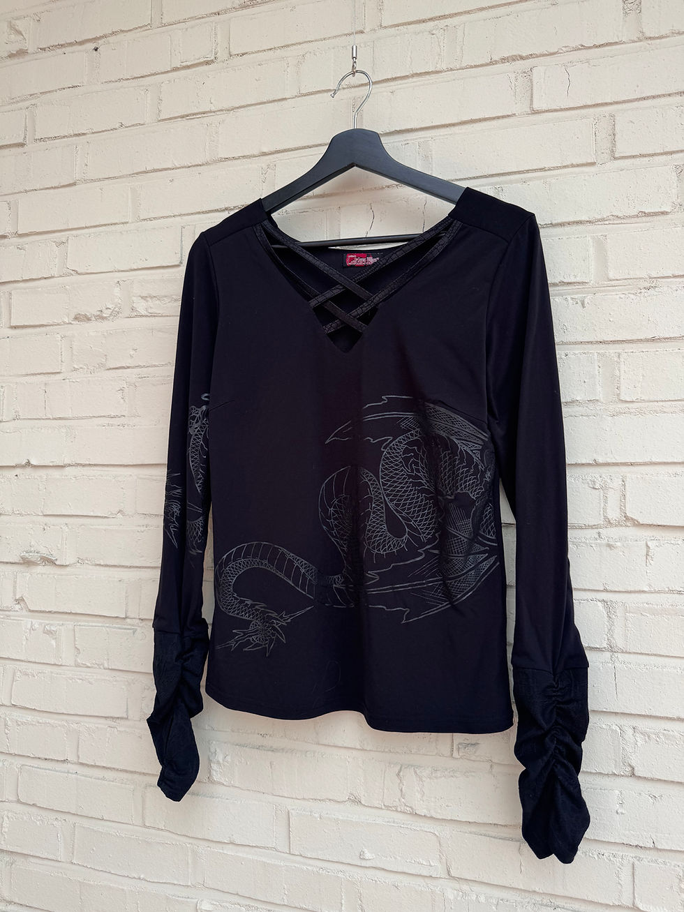 Thumbnail: Qutie flash oriental art work long sleeve
