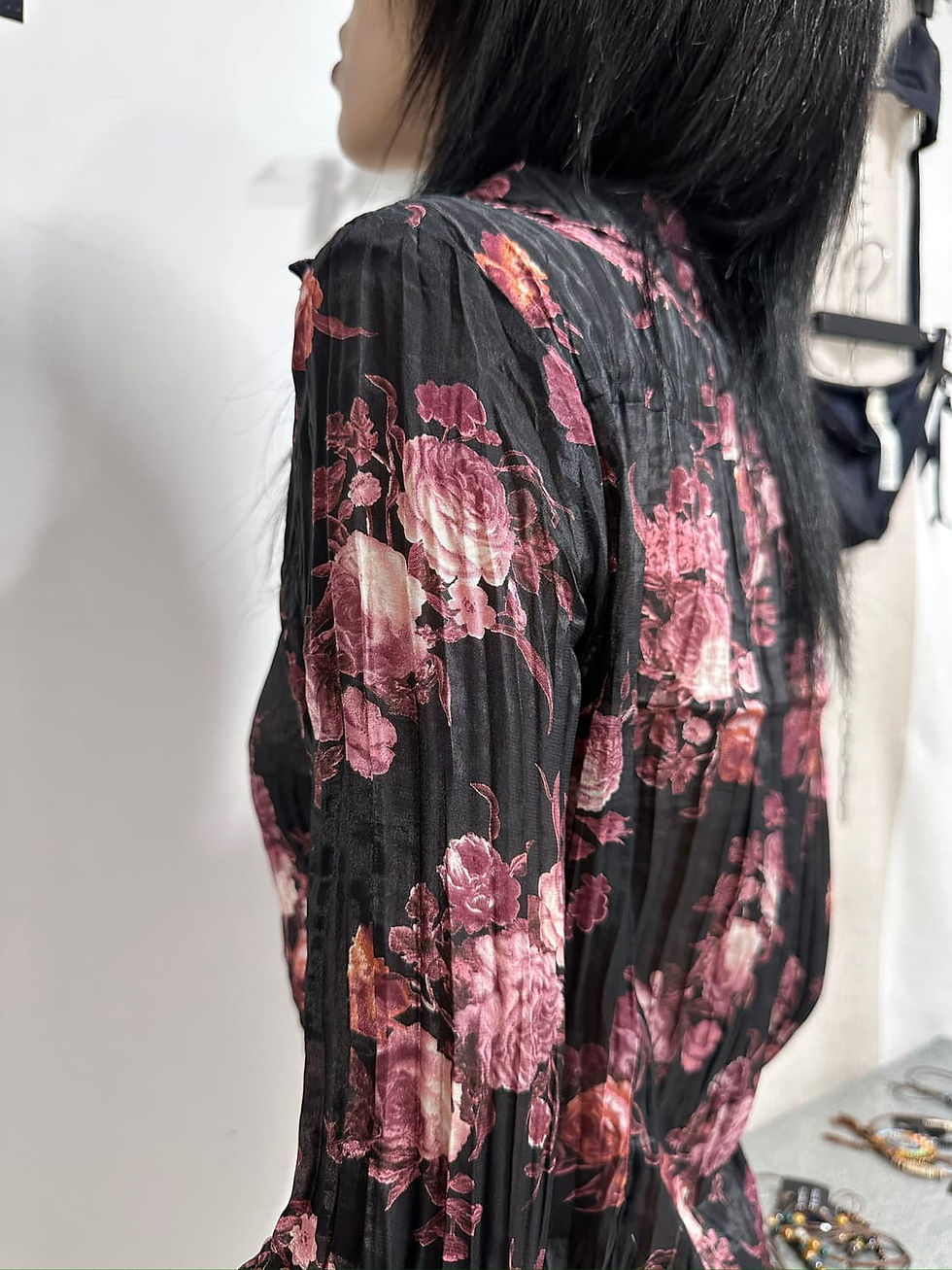 섬네일: Tornado Mart flower pattern shirt