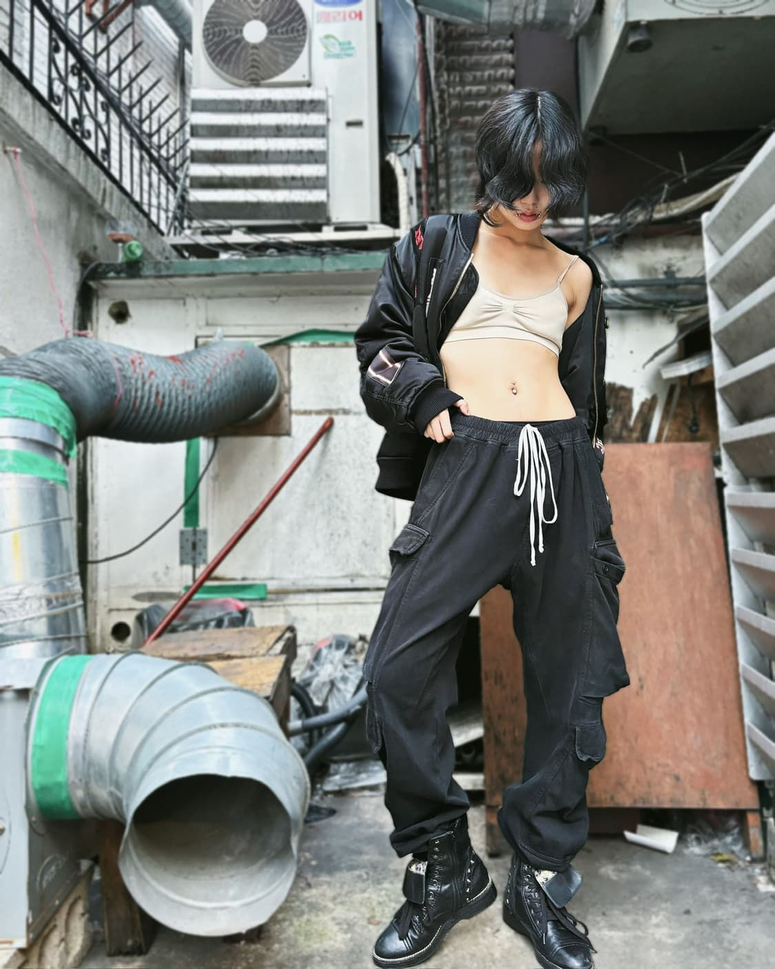 Rick Owens Drkshdw 24F/W mastodon cargo pant