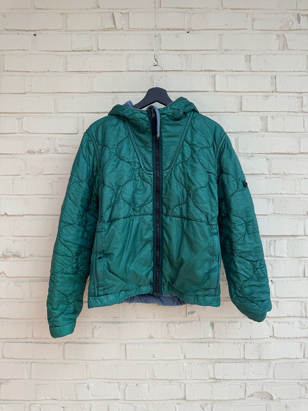 Thumbnail: Old Stone island reversible hoodie jacket