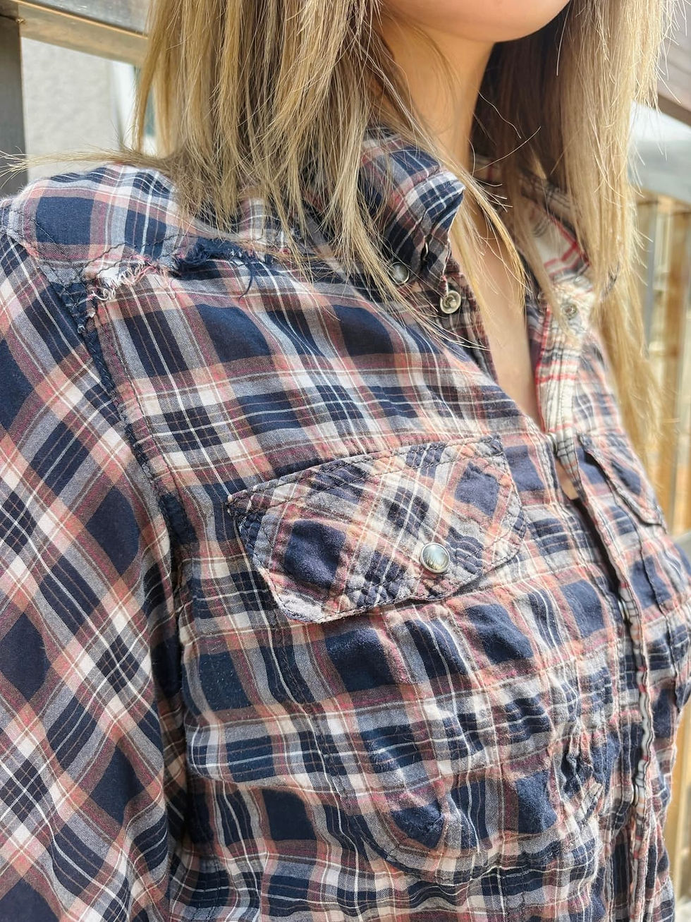 섬네일: LGB grunge detail long shirt