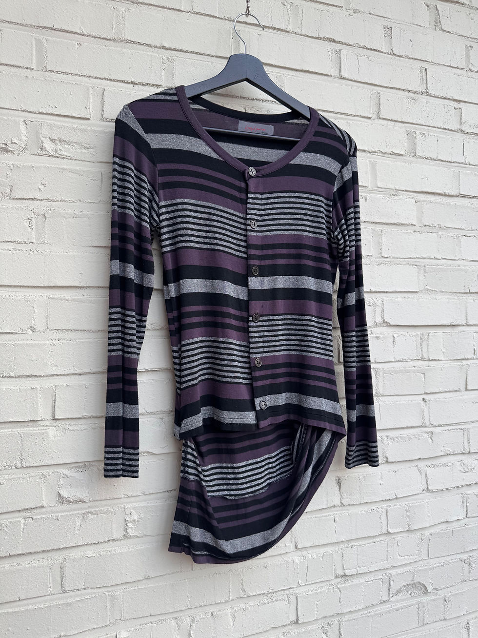 Thumbnail: Yohji Yamamoto noir button detail long sleeve