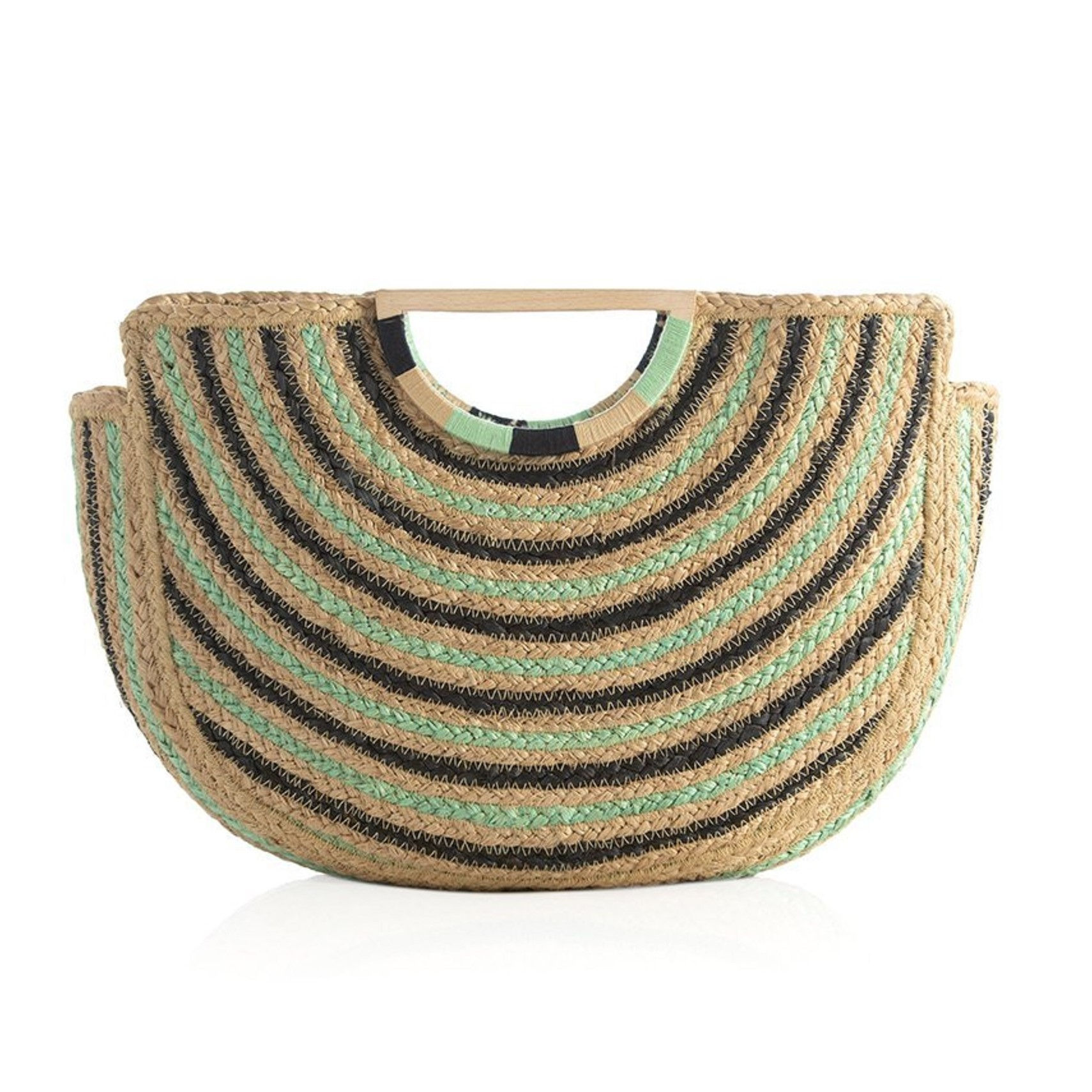 "BOHO CAPR" Top Handle Purse Turquoise