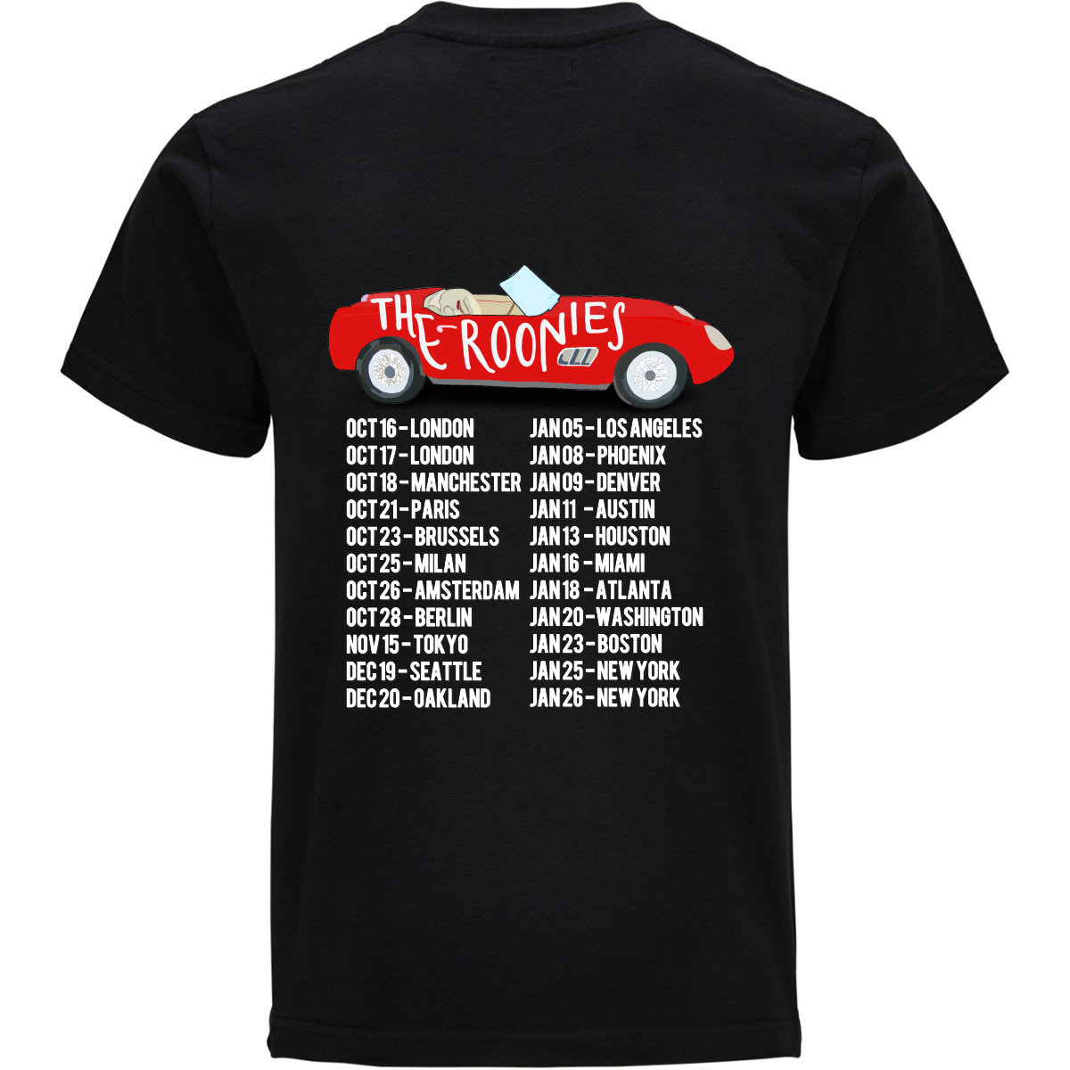 black tour t-shirt