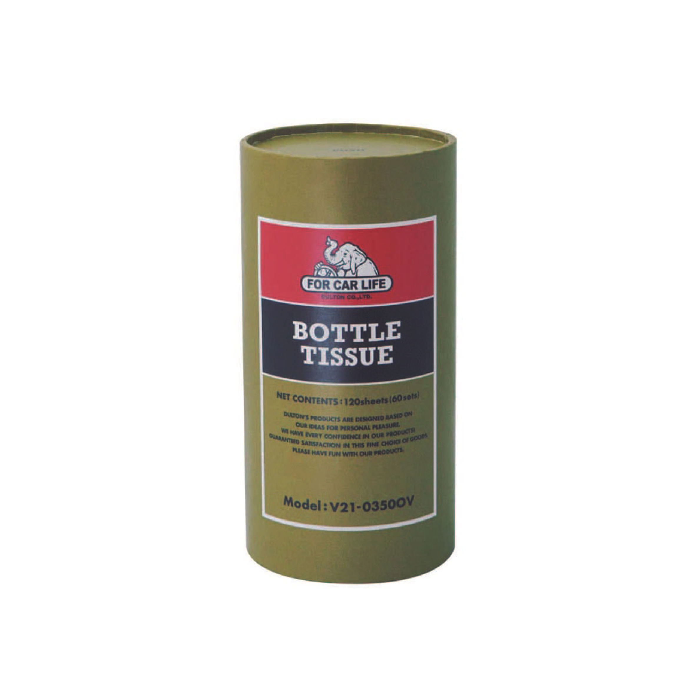 DULTON BOTTLE TISSUE OLIVE