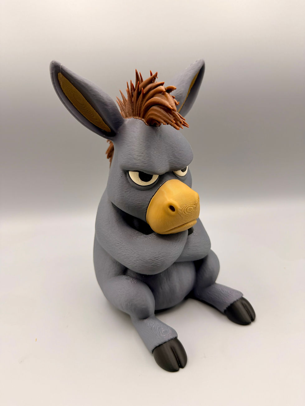Grumpy Esel vorderansicht
