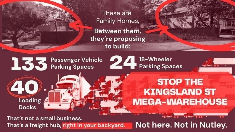 Nutley Planning Board hearing on Amazon Mega-Warehouse