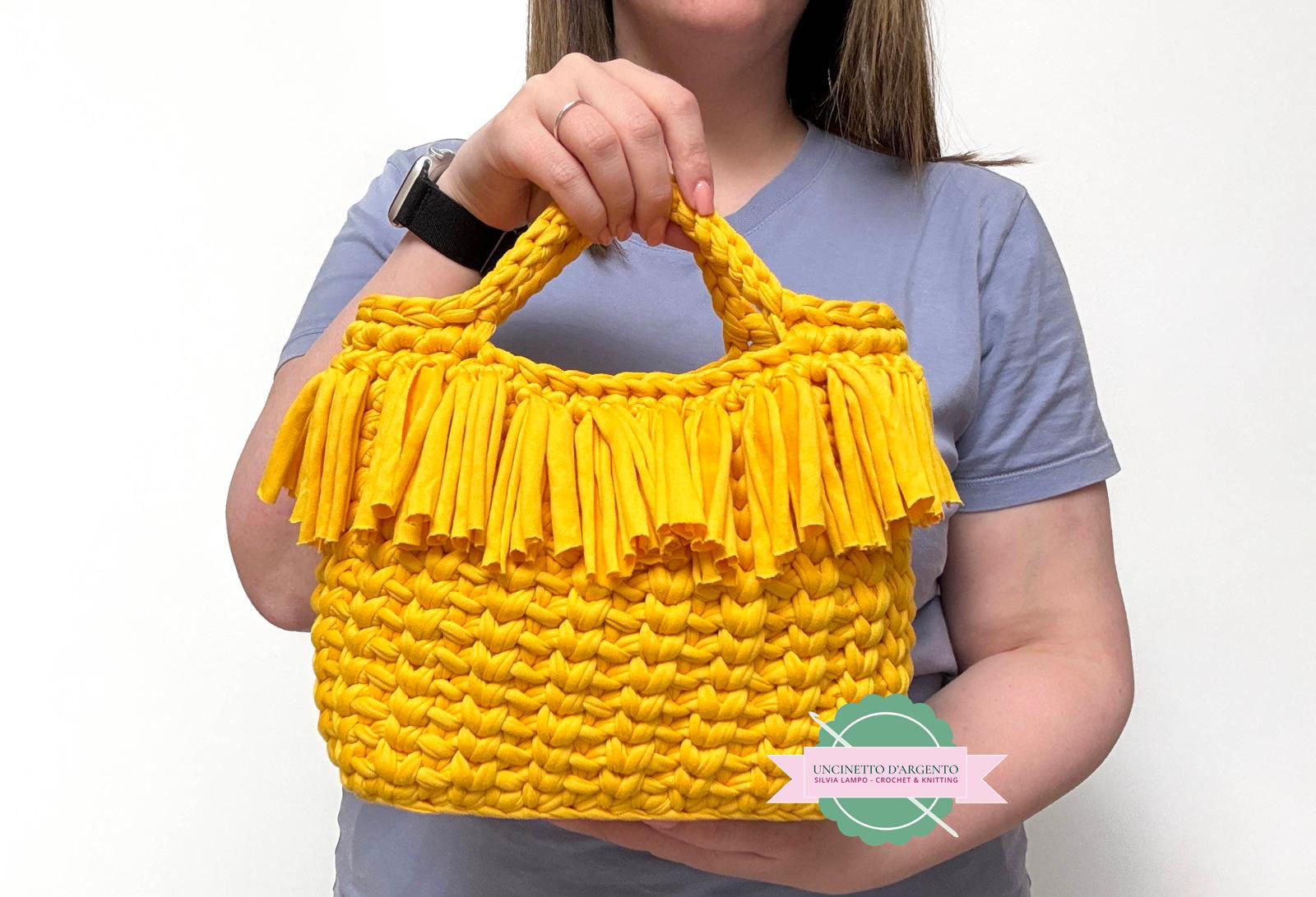 KIT BORSA MIMOSA- TUTORIAL DI SILVIA LAMPO