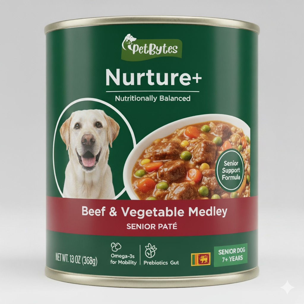 PetBytes Nurture+ Beef and Vegetable Medley