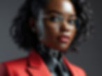 A vibrant and dynamic cinematic photo of a plus sized Black millennial woman, half human,