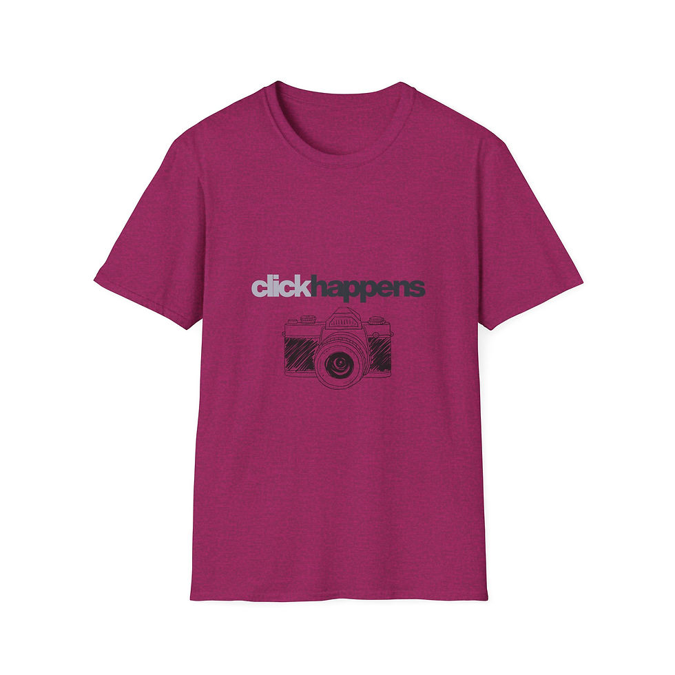 Thumbnail: Click Happens | James Boyd Photography Unisex Graphic Tee