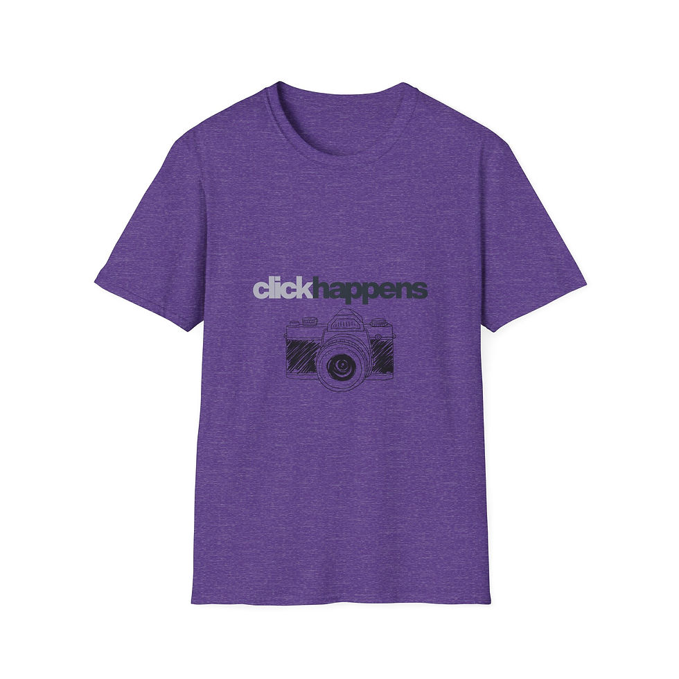 Thumbnail: Click Happens | James Boyd Photography Unisex Graphic Tee