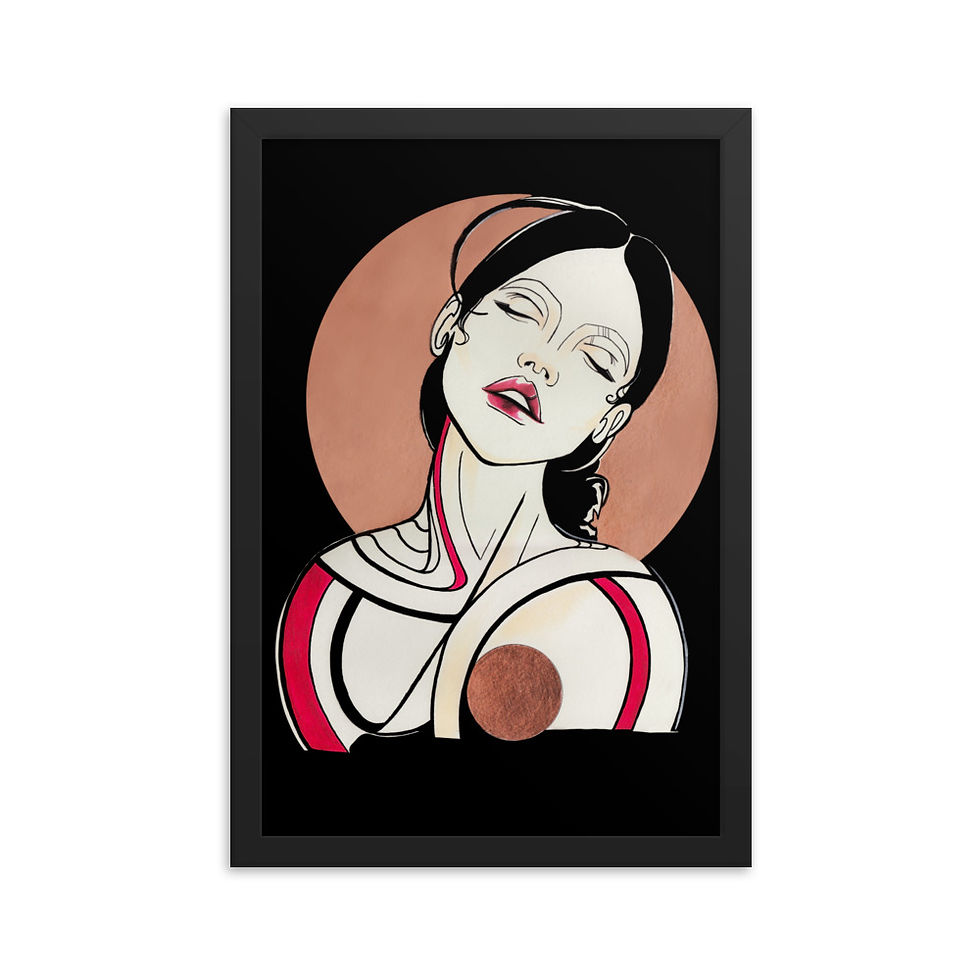 Thumbnail: 2 Blind Framed poster