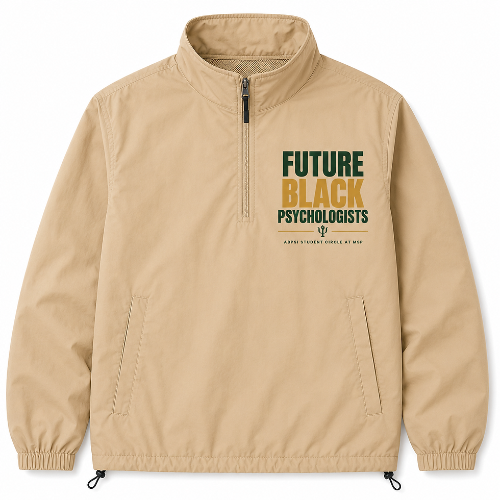 Thumbnail: Future Black Psychologists Quarter Zip Windbreaker