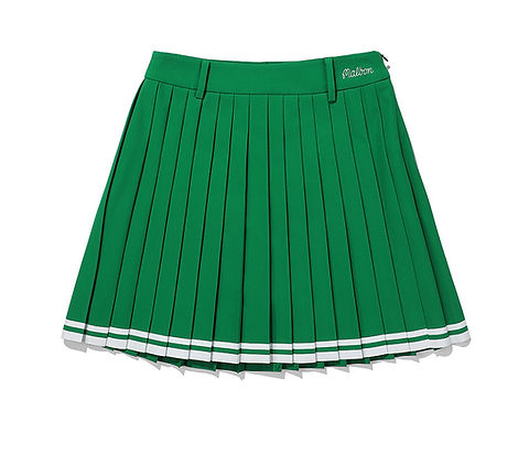 Malbon■Out Pocket Pleats Skirt■送料込 Malbon Golf Color Line Pleats Skirt | PURIGOLF