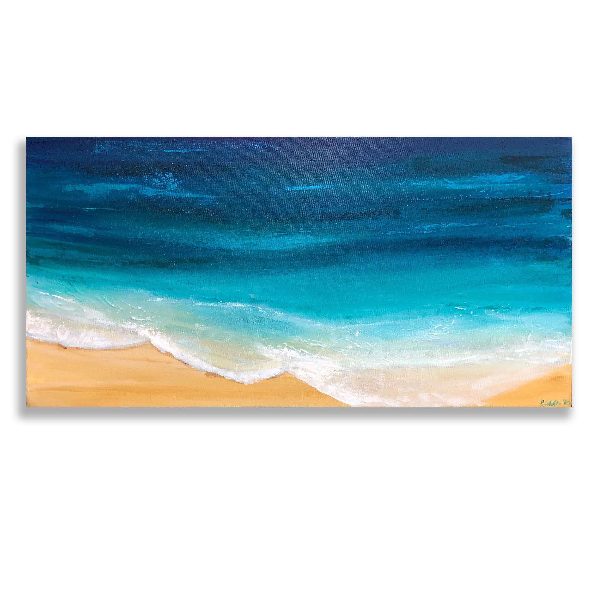 Bright Shores - Part 2: 12"x24" Acrylic on Canvas