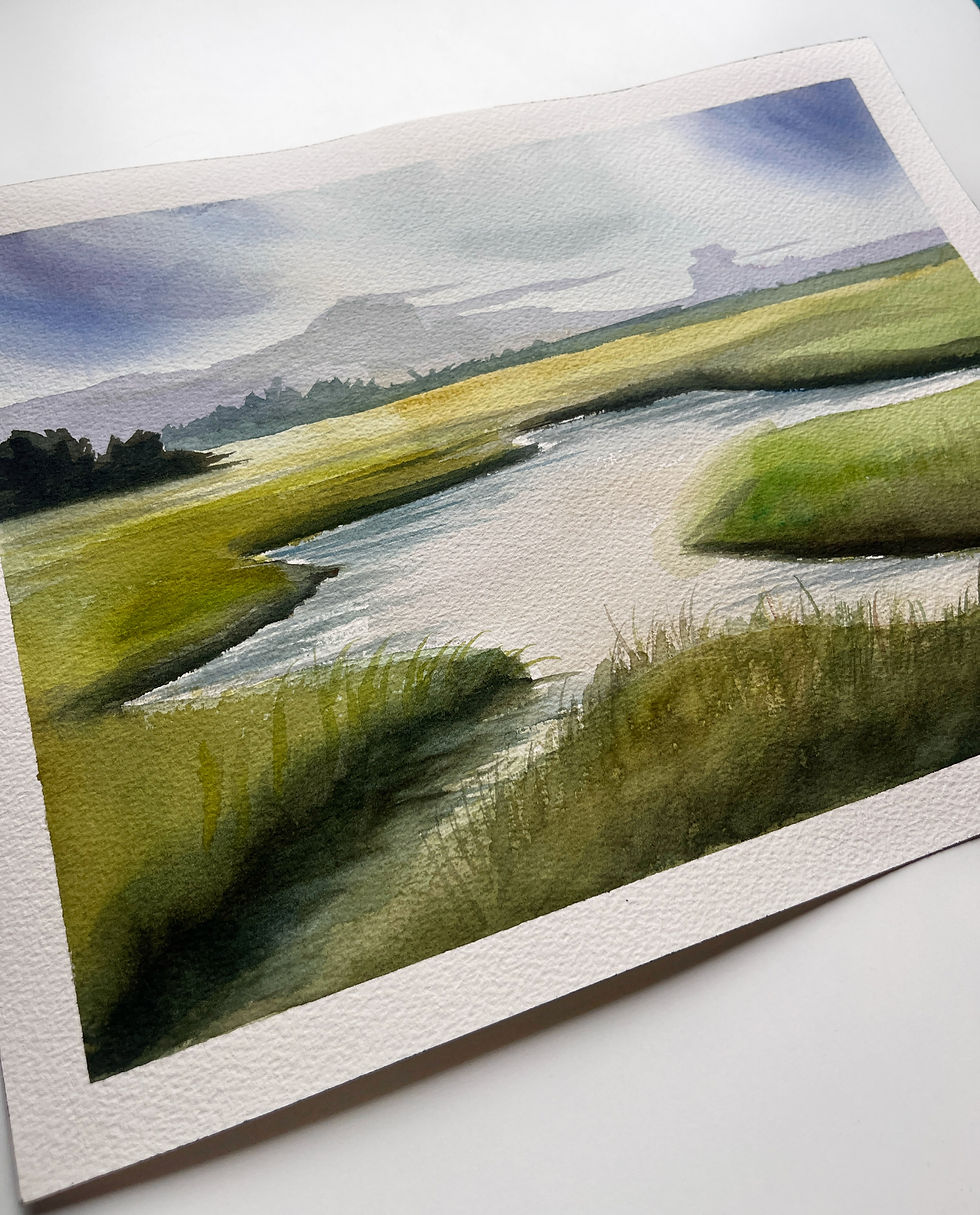 Thumbnail: Dreamscapes - Watercolor 14"x11"