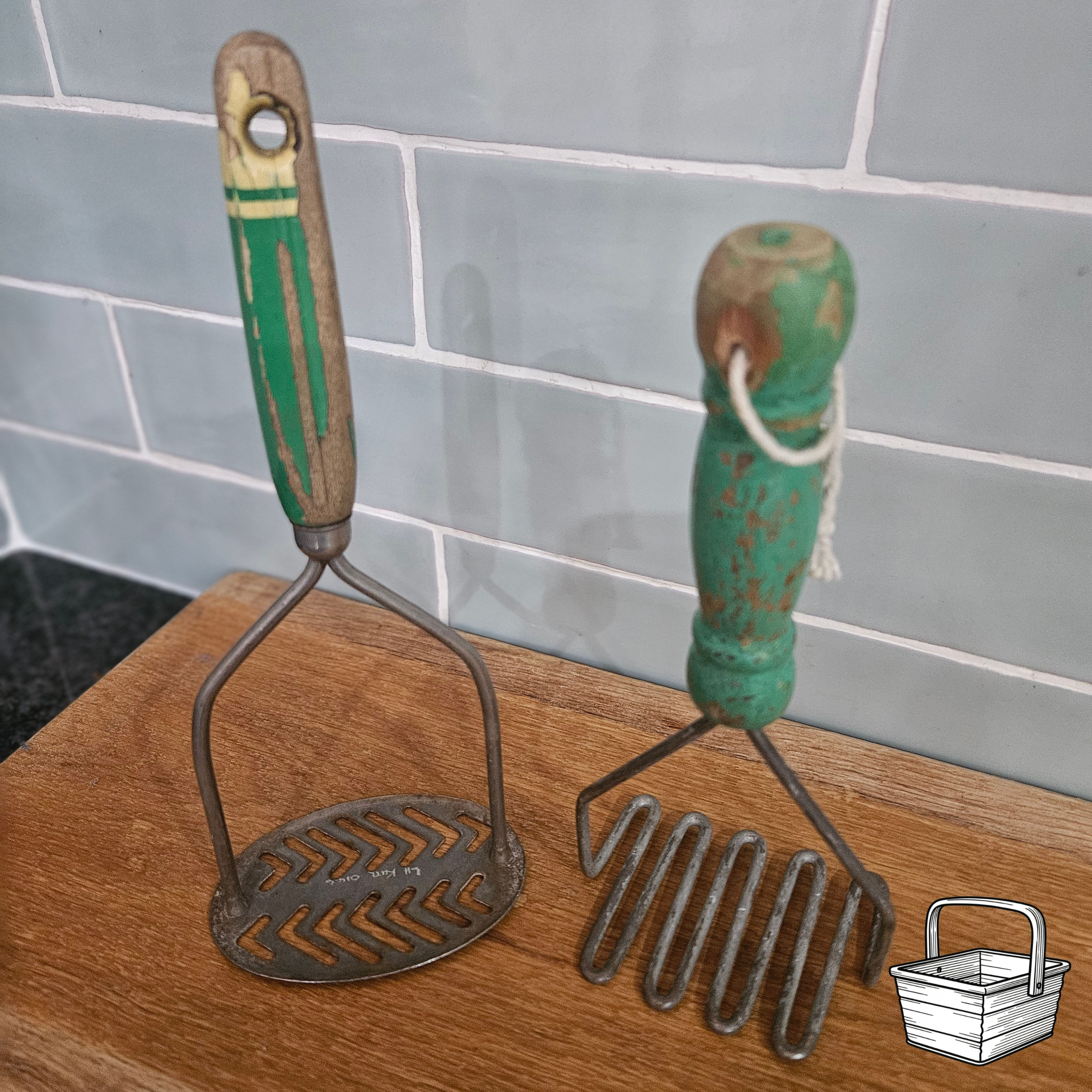 Mid-Century Green Mashers