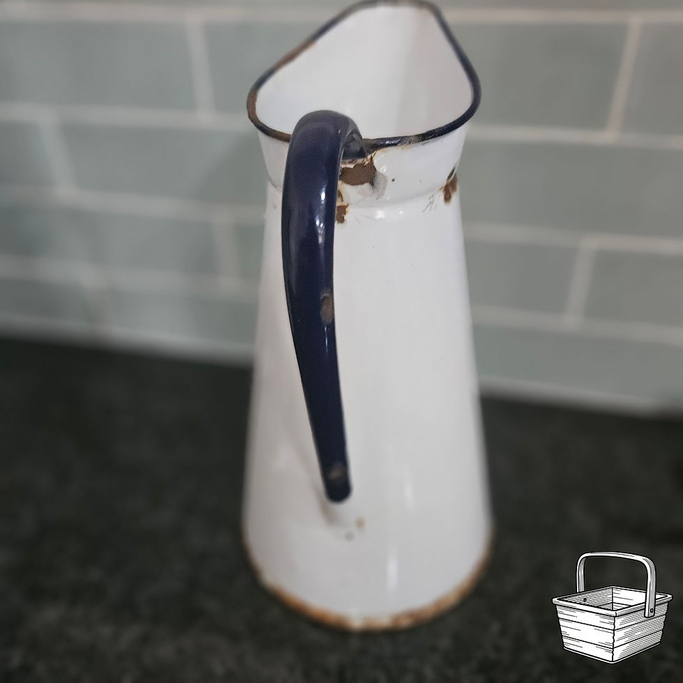 Thumbnail: Large French Enamel Jug