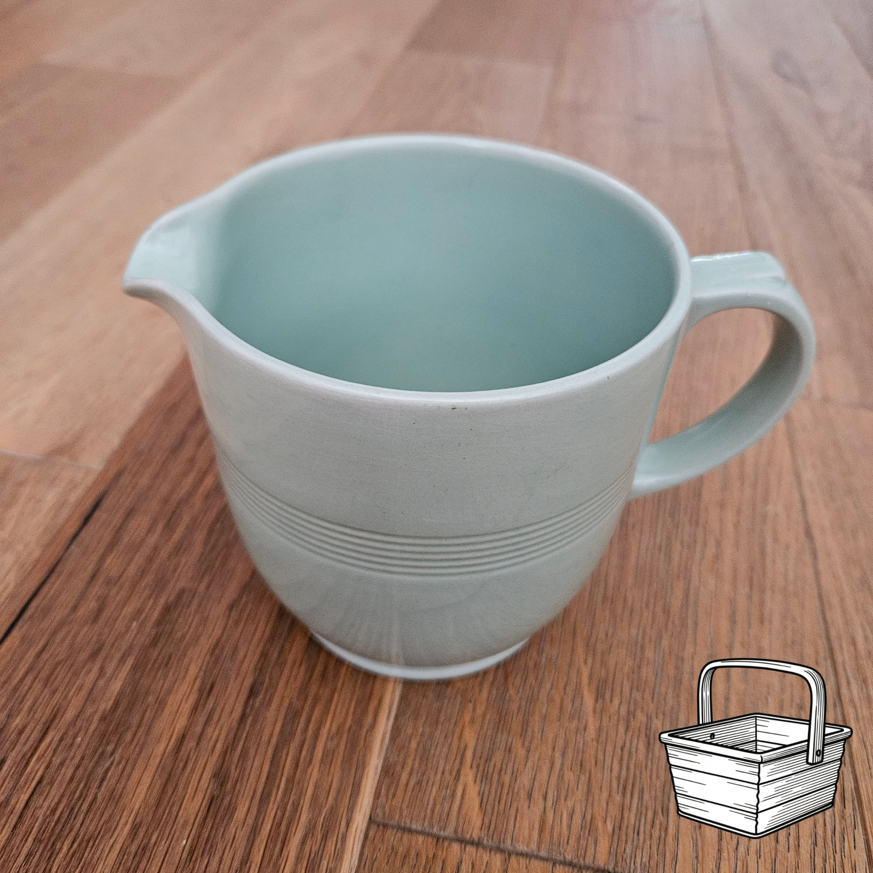 Wood's Ware Beryl Custard Jug