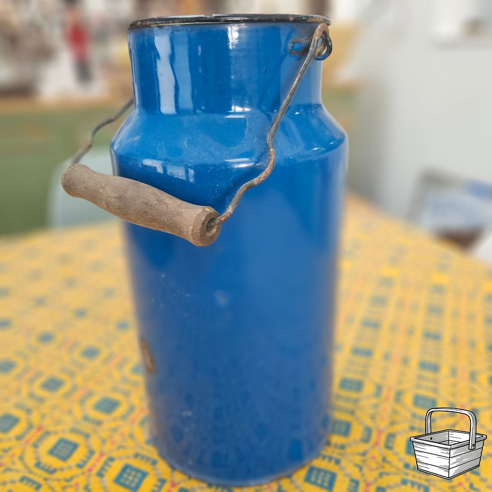 Thumbnail: Blue Enamel Milk Churn 