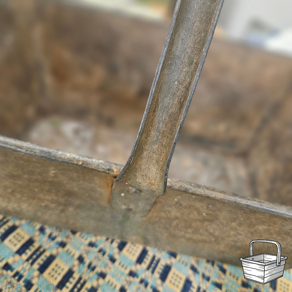 Thumbnail: Vintage French Metal Trug