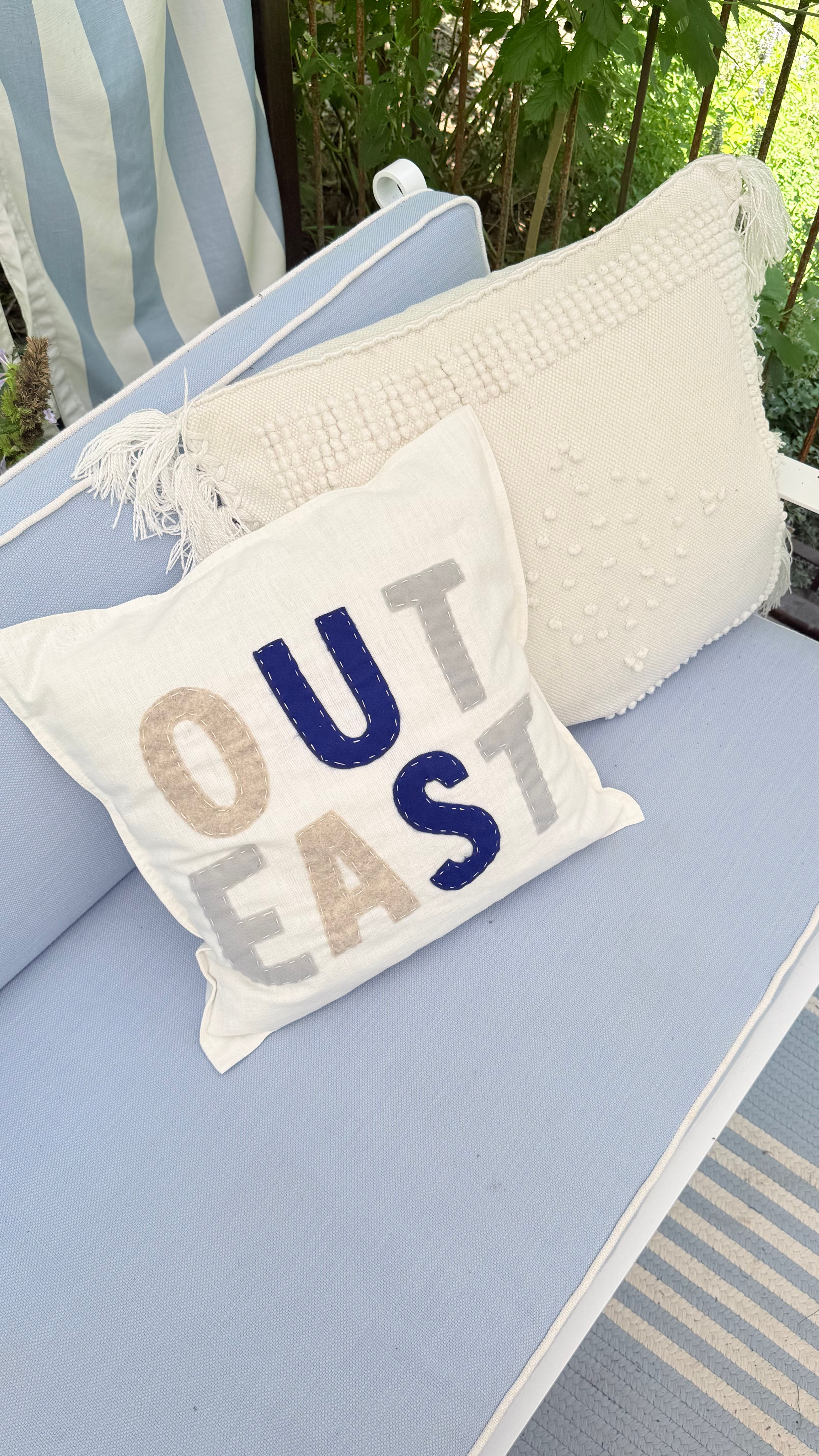 Hamptons Stitch Pillow Linen | 18" x 18"