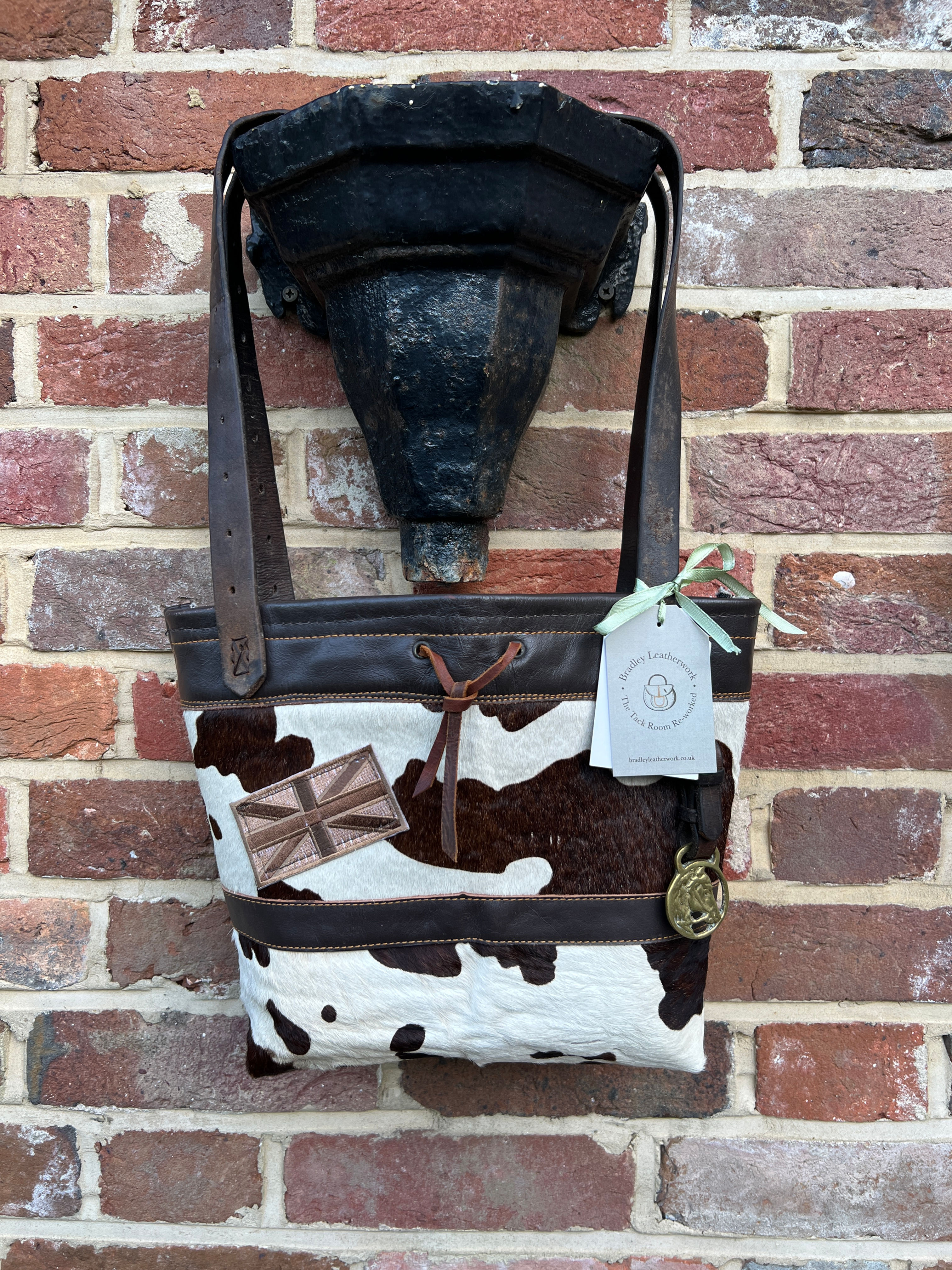 Cow Hide Tote Bag