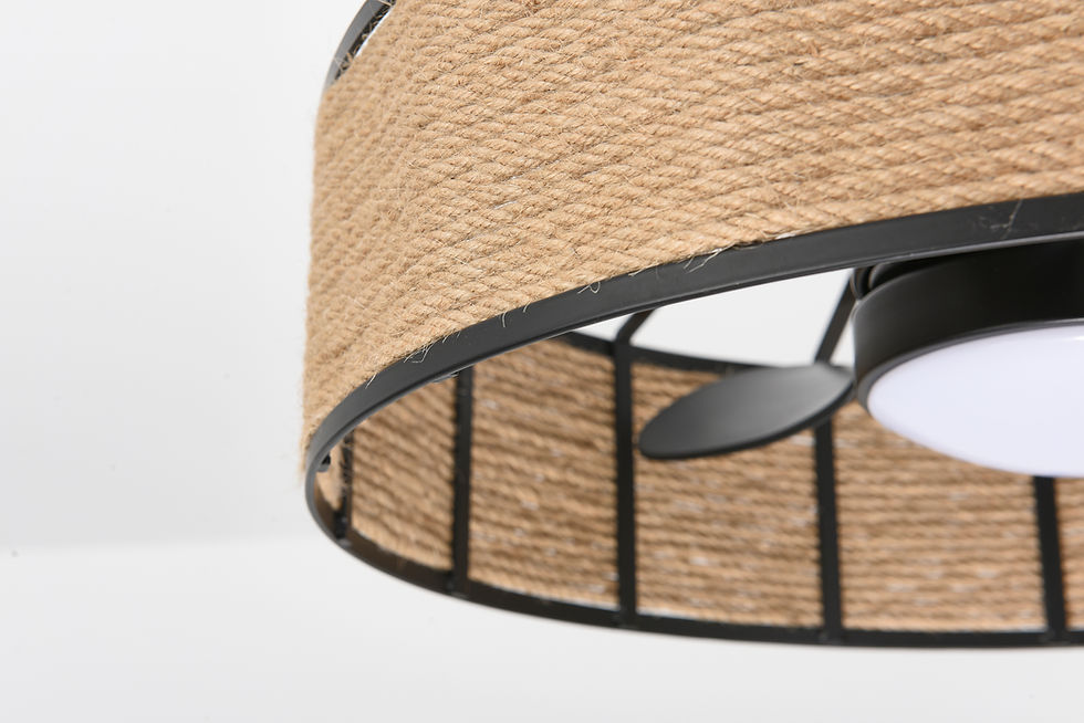 Thumbnail: Linen ceiling fan