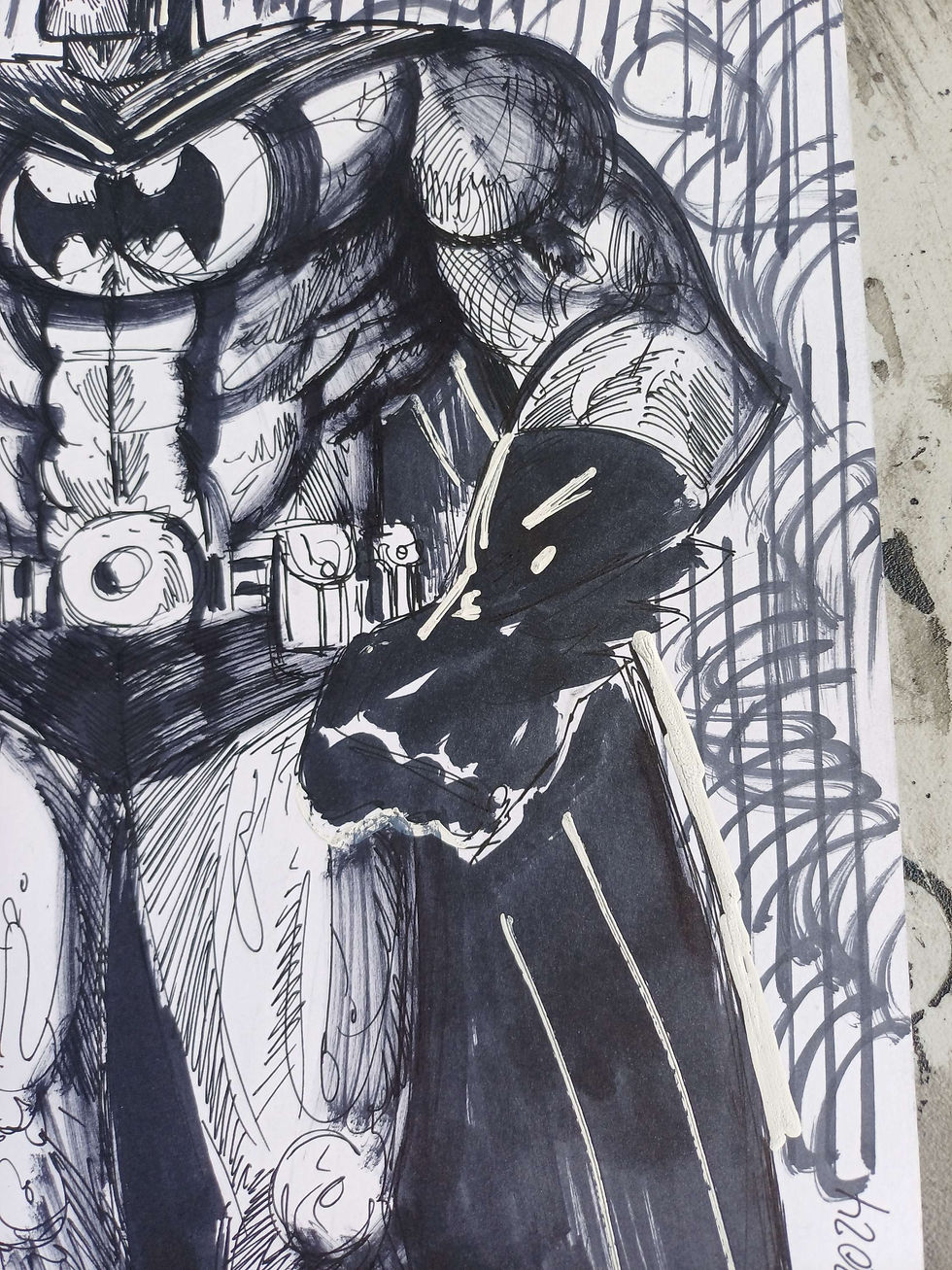 Thumbnail: batman sketch