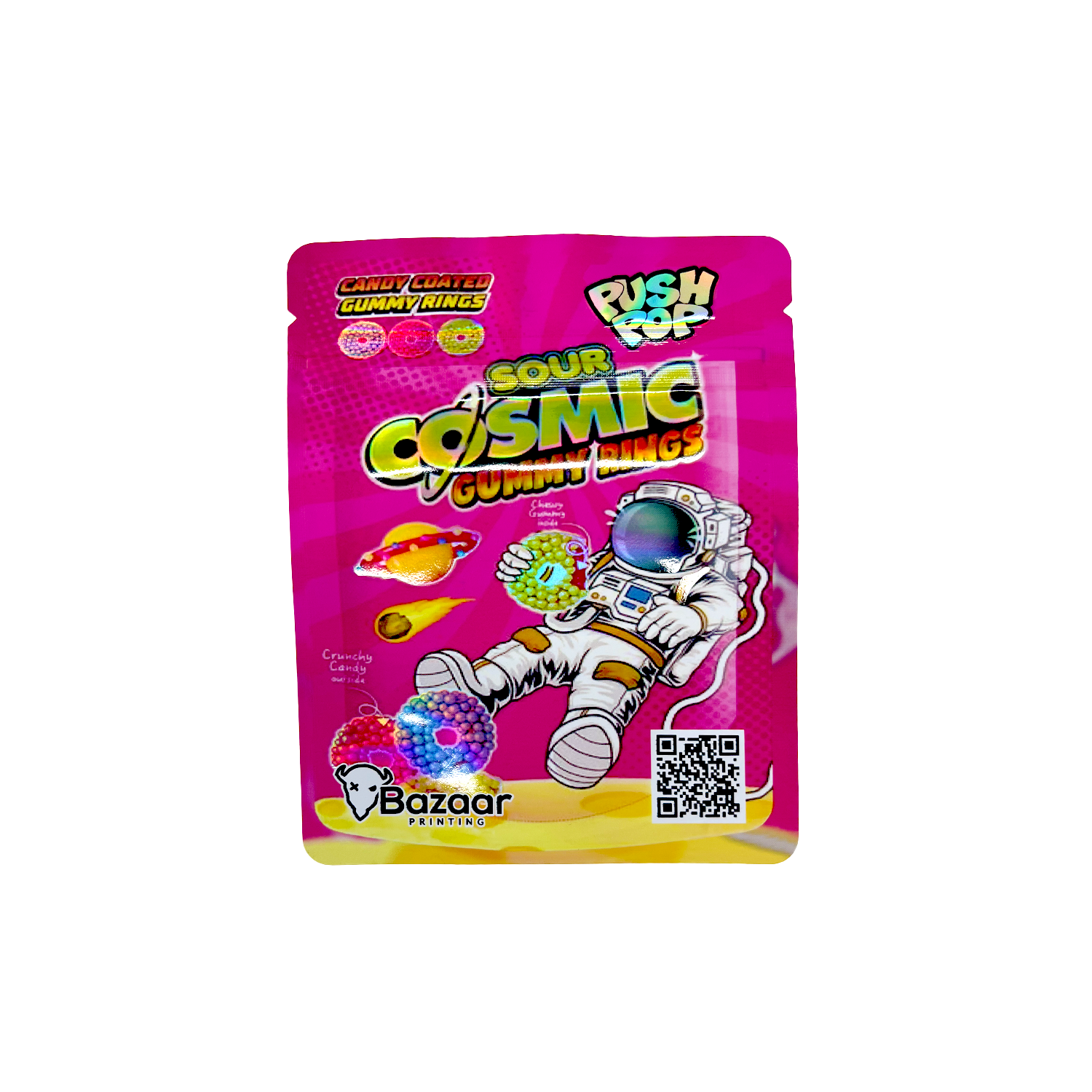 Push Pop Sour Cosmic Gummy Rings