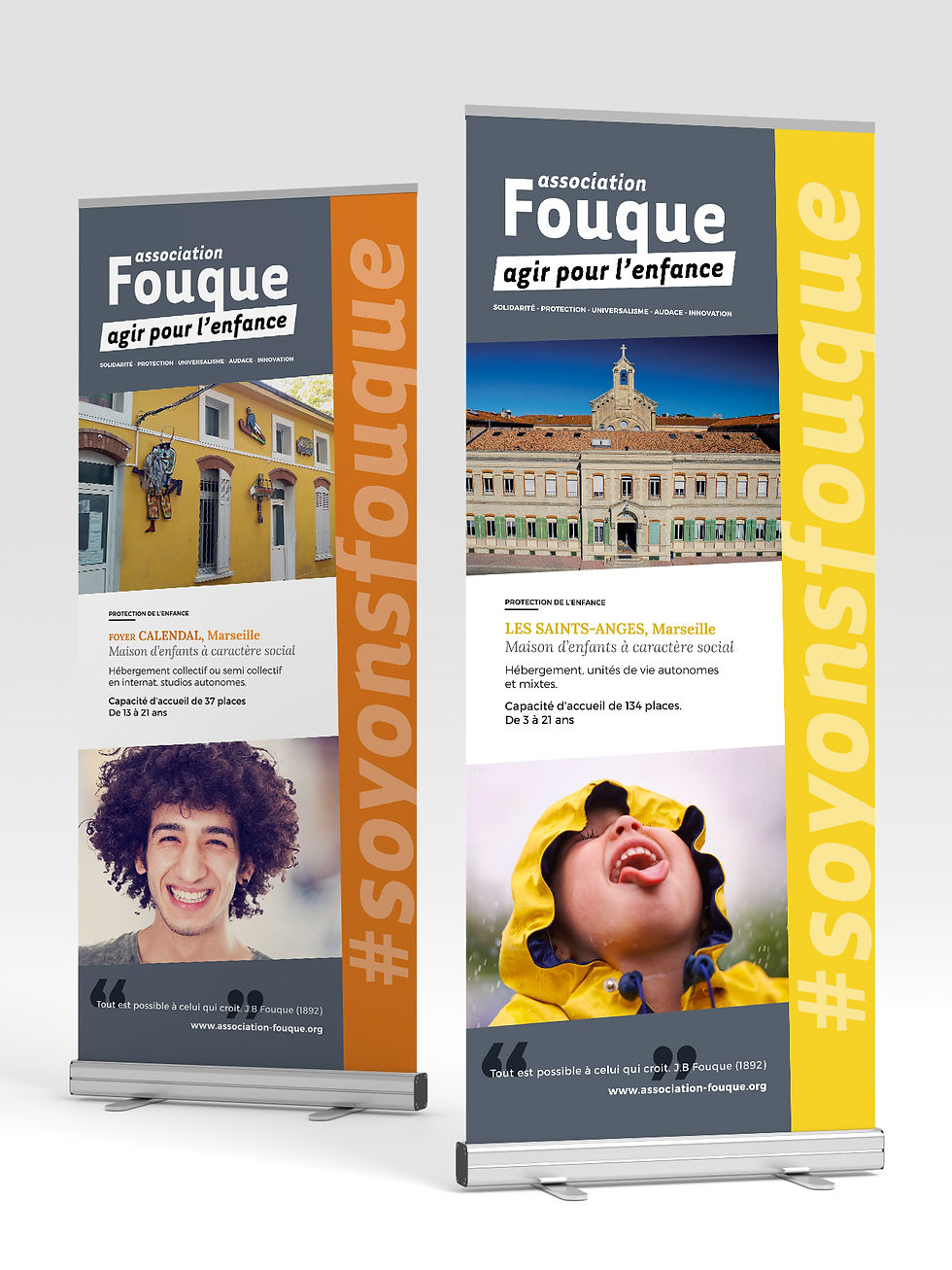 création de roll up pour un évènement 