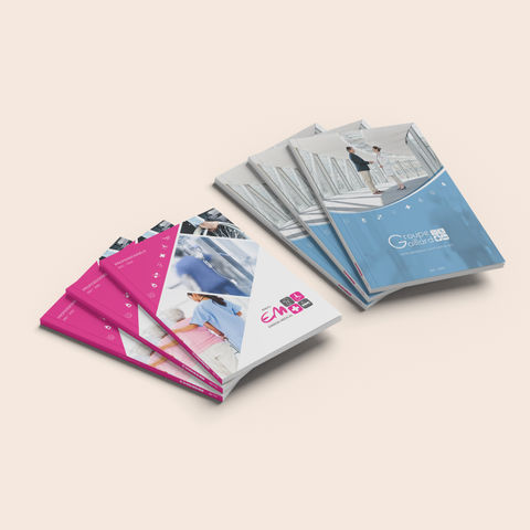 distributeur matériel catalogue brochure mise en page identité visuelle secteur médical Rousset groupe gaillard