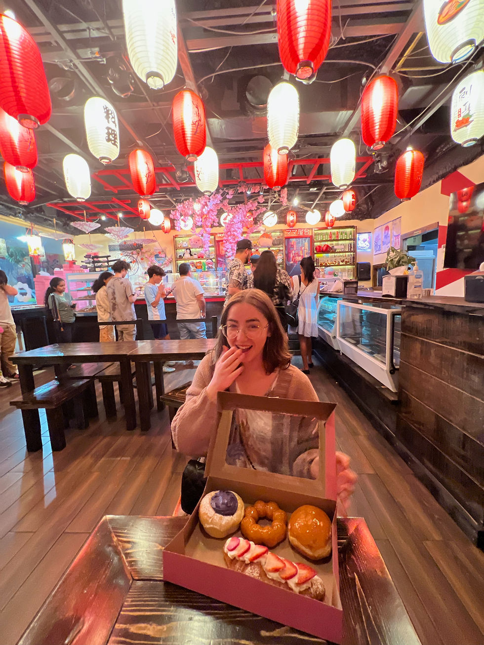 Excited to try Ube flavored donuts!