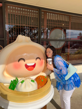 Kung Fu Kitchen dumpling mascot