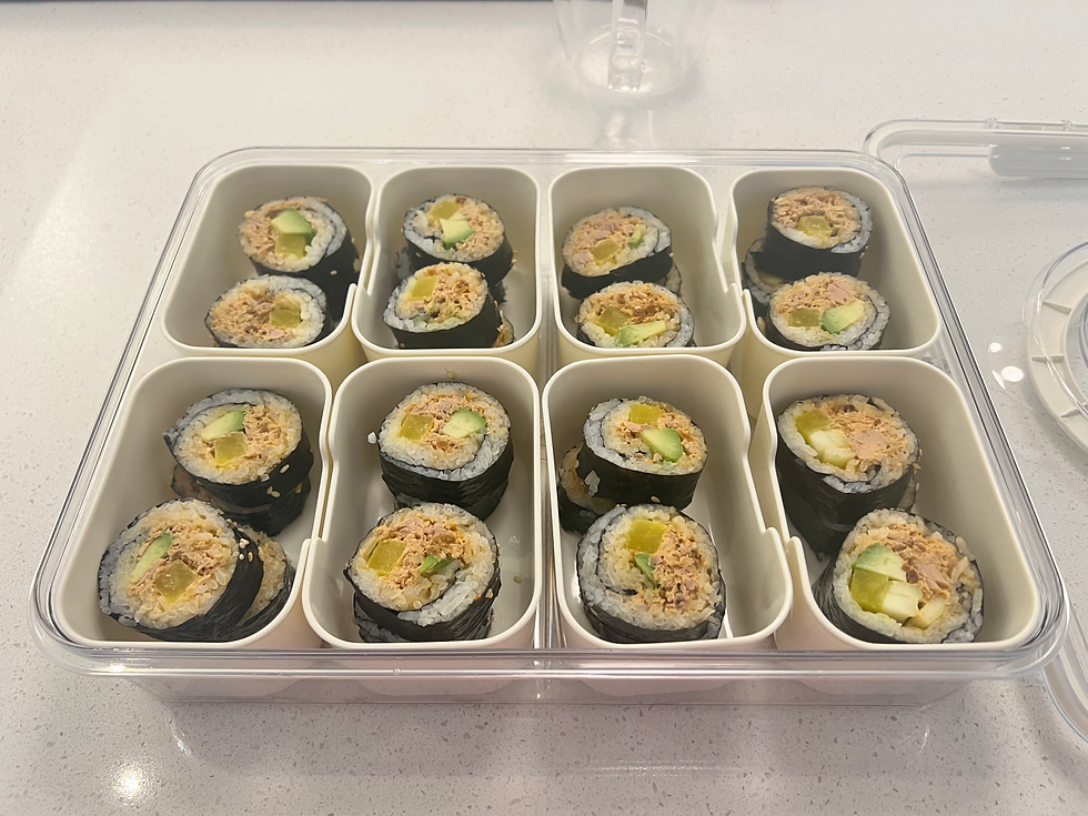 Spicy Tuna Gimbap for the road!