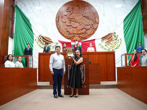 ENTREGA CONGRESO DE TLAXCALA PRESEA “JOSÉ ARÁMBURU GARRETA 2026” A MARISOL NAVA HERNÁNDEZ