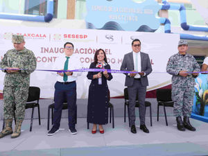 INAUGURA GOBERNADORA C2 EN HUACTZINCO; RED ESTATAL DE VIDEOVIGILANCIA AVANZA HACIA LOS 60 MUNICIPIOS