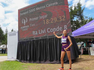 ITA LIVI CONDE SE CORONA CAMPEONA NACIONAL EN LOS 5 MIL METROS PLANOS SUB-20 DE LA OLIMPIADA CONADE 2025