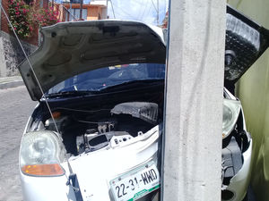 CHOCA TAXI EN TLAXCALA