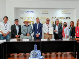 SEPE-USET Y NISSAN APIZACO FORMALIZARON DONACIÓN DE PREDIO PARA REUBICAR PRIMARIA EN SPM