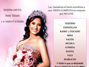 INVITAN A QUINCEAÑERAS A GANAR SU FIESTA DE ENSUEÑO