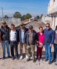 SUPERVISA JAVIER RIVERA OBRA EN SANTA ANITA HUILOAC Y AMPLÍA ALCANCES PARA MAYOR BENEFICIO SOCIAL