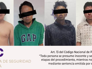 REALIZAN ELEMENTOS DE LA SSC DETENCIÓN DE SEIS PERSONAS POR INFRACCIONES A LA LEY