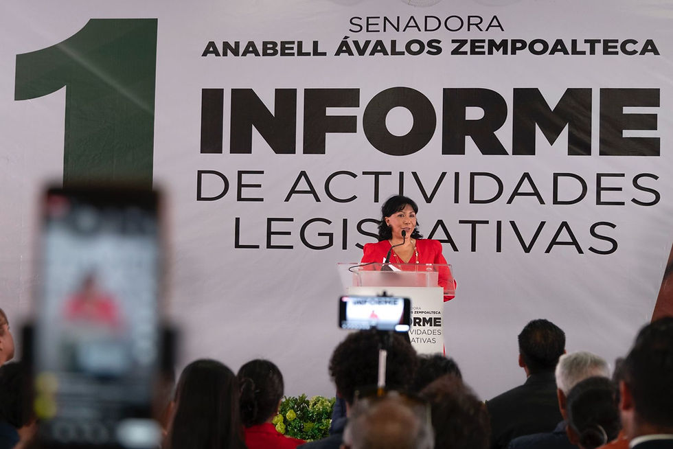 RINDE ANABELL ÁVALOS SU PRIMER INFORME CON 59 INICIATIVAS Y UN LLAMADO A RESCATAR LAS INSTITUCIONES