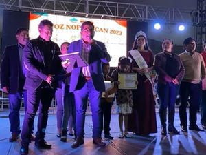 EMILIANO Y MARCO GANAN EN LA VOZ NOPALUCAN 2023 DURANTE LA FERIA DEL TLACOYO Y QUESADILLA